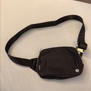 lululemon athletica Sleek Black Crossbody Bag